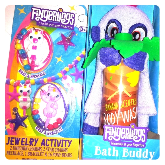 🐒❤️NWT! Fingerling Bundle 💙🐒 - Picture 1 of 2